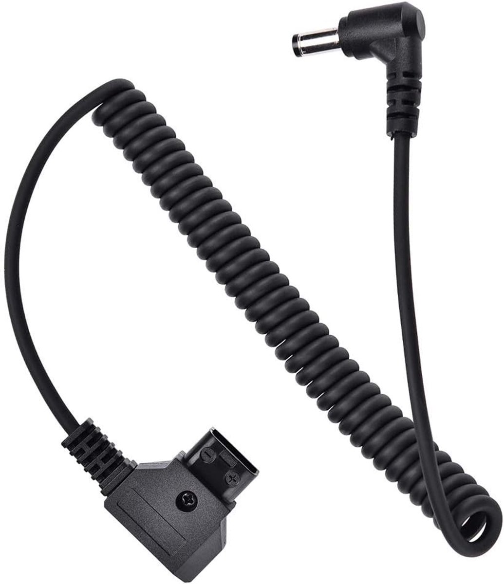 B-type Tap naar DC 5,5 mm x 2,5 mm jack adapterkabel 4K camera voedingskabel B-poort naar DC2.5 veerkabel voor V-mount batterij
