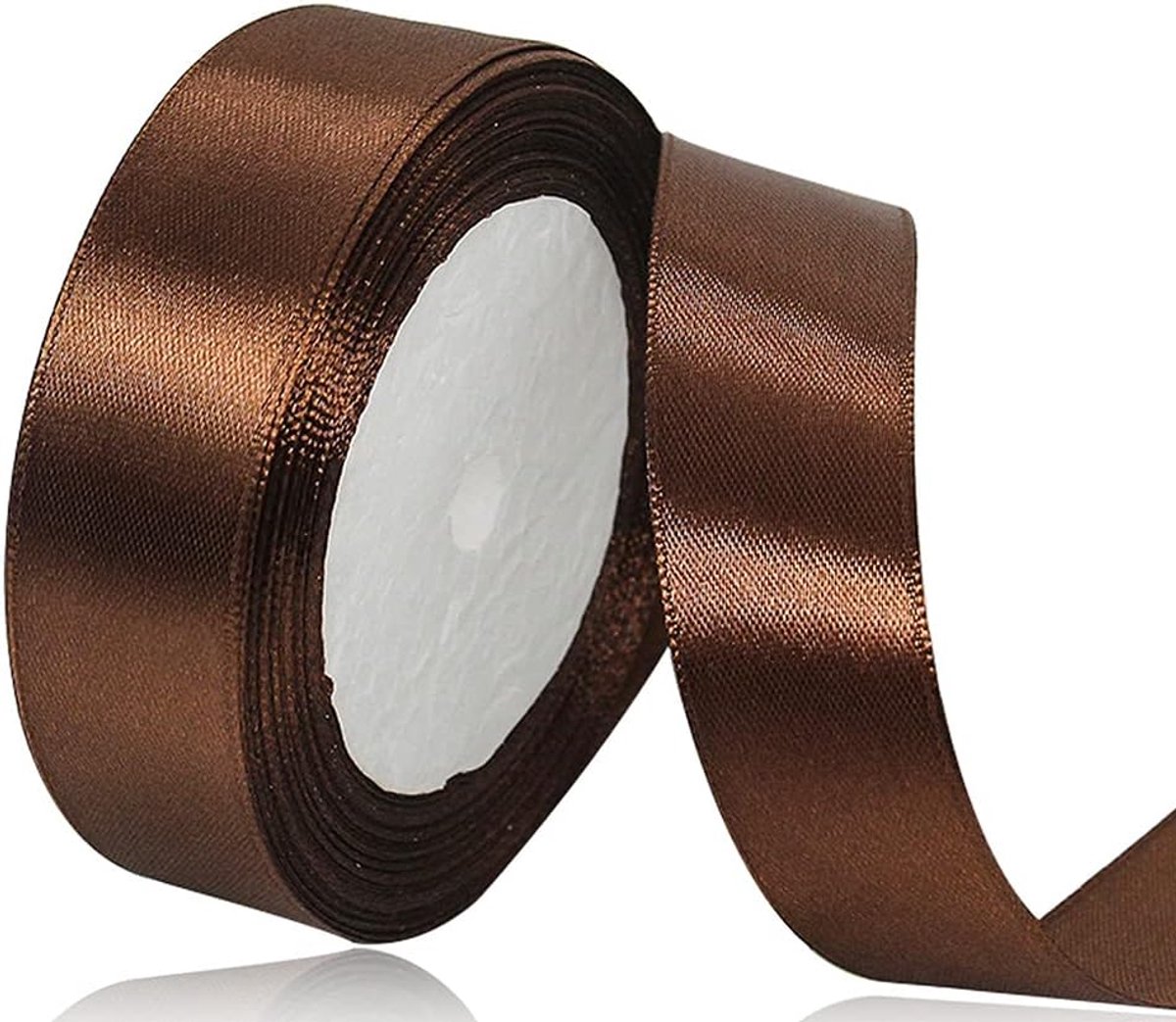 Lint 25 mm, 23 meter effen kleuren, stoffen lint voor knutselen, geschenkverpakking, ballonnen, doe-het-zelf naaiprojecten, haarstrikken en taartdecoratie