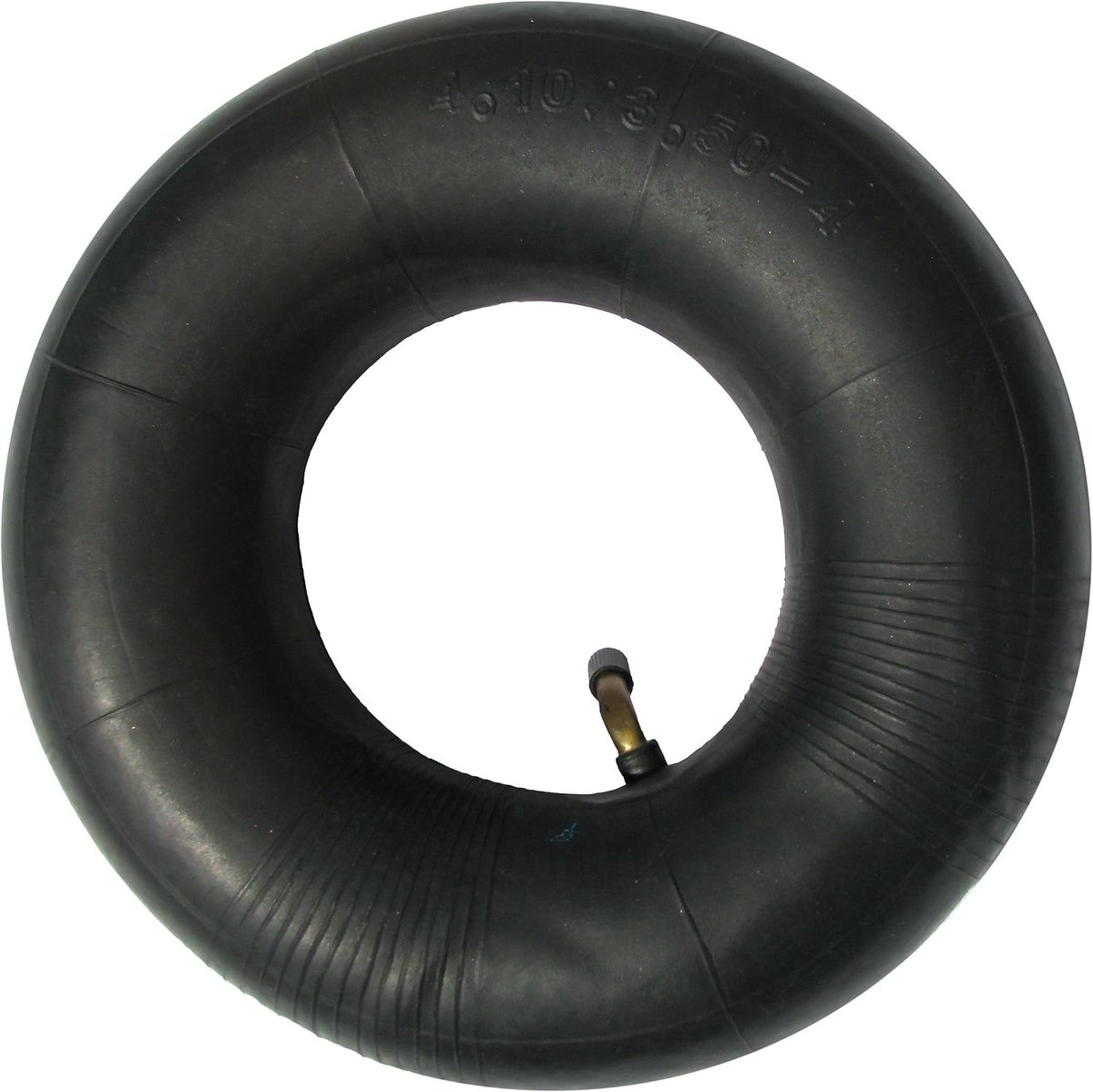 4.10/3.50‑4 met TR87 ventiel – Sterke butylrubber vervanging voor 10″ luchtbanden – Kruiwagen, steekwagen, trolley, grasmaaier | Heavy Duty Butyl Rubber Tube Vervanging voor Kruiwagen