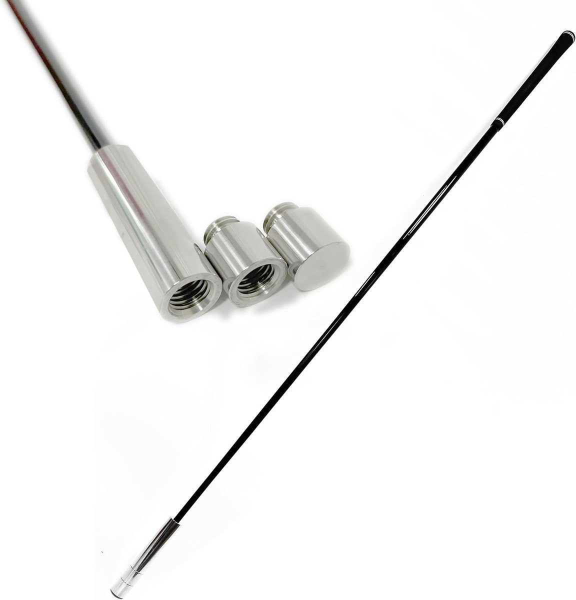 3-in-1 Gewicht Veranderbare Golf Swing Snelheid Training Stick, Overspeed Golf Swing Snelheid Trainer, Heren, Golf Swing Snelheid Trainingssysteem Tempo, Ritme, Opwarmen