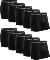 DANISH ENDURANCE Boxershorts - Katoenen Ondergoed - Klassieke Pasvorm - Heren - 10 paar - M