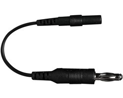 Dungeon Lab - 2 mm vrouwelijke banaanstekker naar 4 mm pin