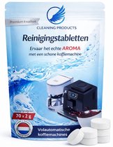 70 Reinigings tabletten Koffiemachine – 2g Universele Onderhoudstabletten voor Espresso & Volautomatische Koffiemachines – Geschikt voor Siemens, Jura, Bosch, Nespresso, Philips, Krups