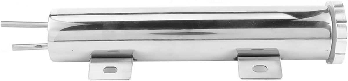 SnelShoppen - Compacte RADIATOR OVER TANK, Roestvrijstalen Coolant Tank, Eenvoudige Installatie, Ideaal voor Auto Enthousiastelingen, Verbeterde Funct
