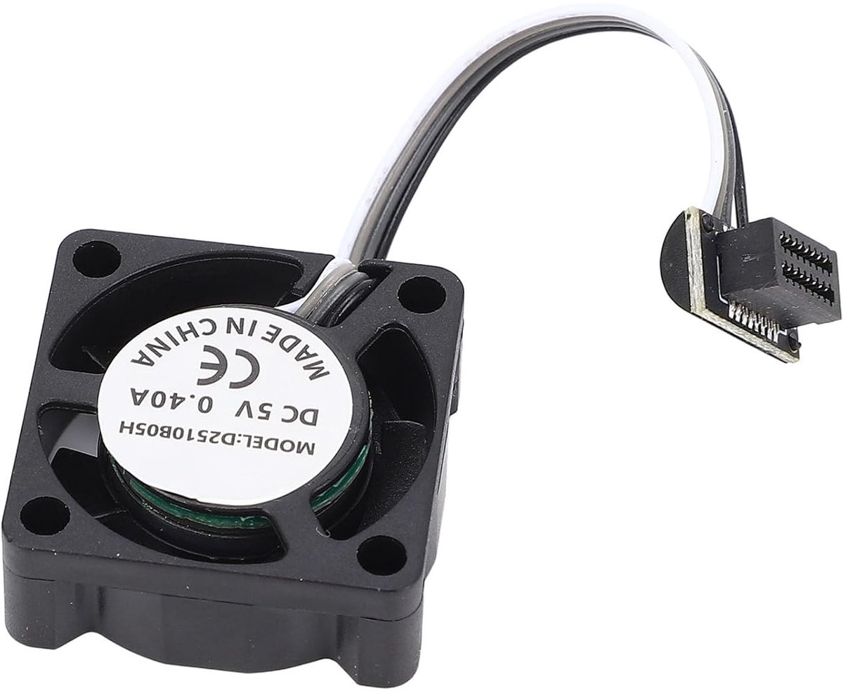 SnelShoppen - 18000RPM Hotend Koelventilator 2510 5V PWM Voor P1P P1S 3D Printer Onderdelen Accessoires - Sterke Luchtstroom en Weinig Geluid