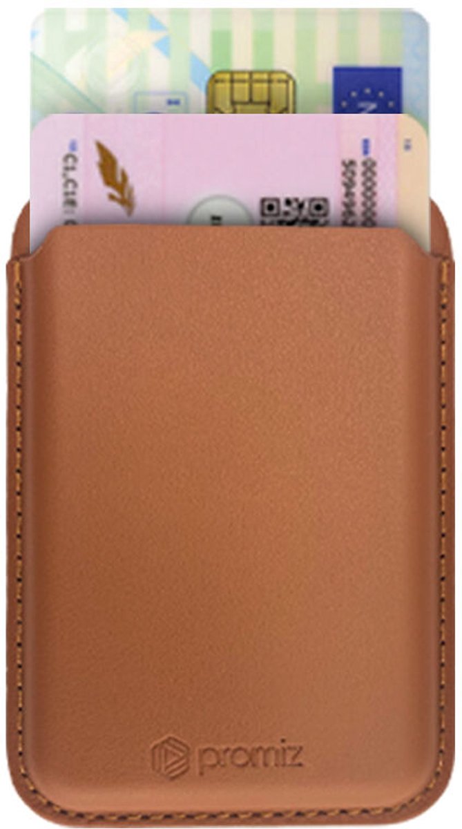Promiz Magnetic Cardholder - Brown