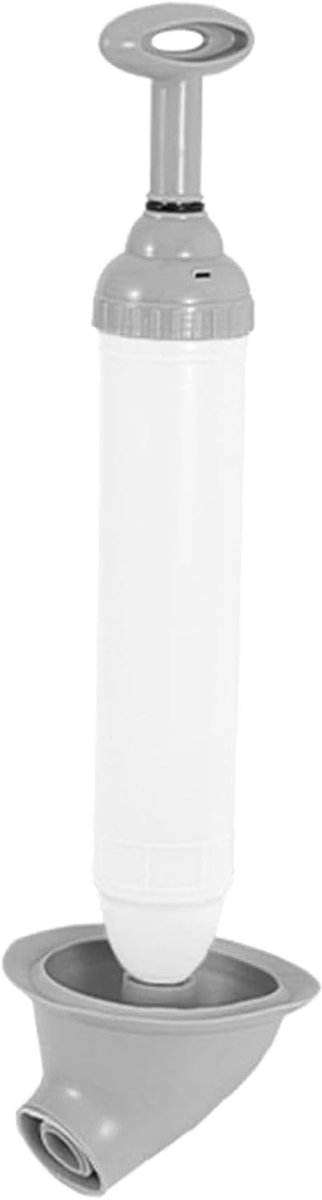 SnelShoppen - Compressed Air Afvoerreiniger, Pistonkoppen, Wasbak, Hoge Druk, Vacuüm Zuigkracht, Krachtige Afvoerontstopper, Wit