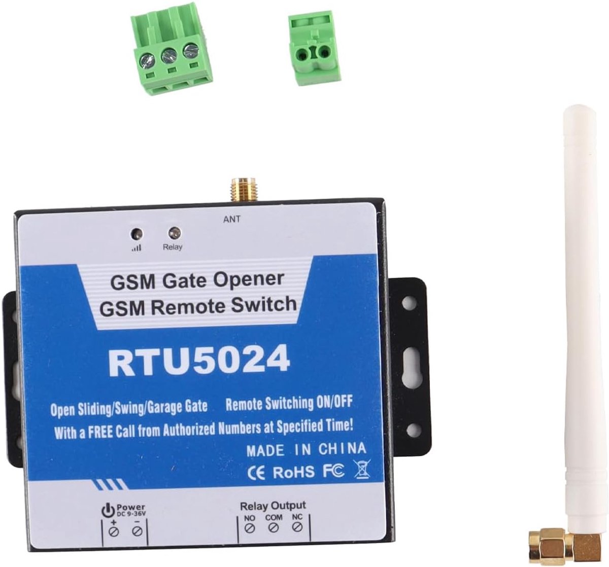 GSM afstandsbediening deurcontroller - draadloos - deurbeveiliging - eenvoudig op afstand openen - ShopVlot