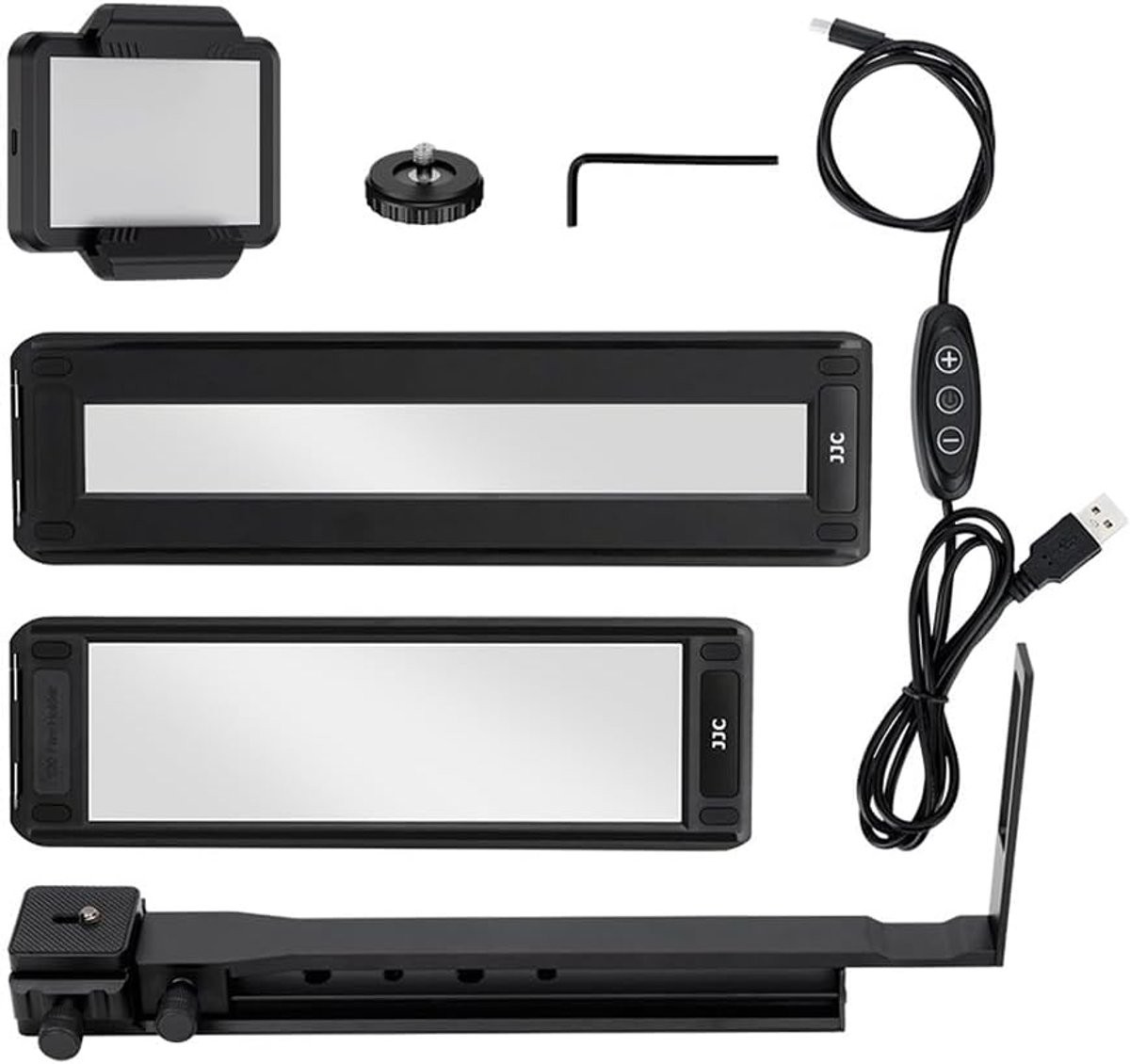 SnelShoppen - Film Scanner Digitizer Adapter 35mm & 120 Negatieven omzetten naar Digitale Foto's met LED Achterlicht en Filmhouders voor 135 & 120 Fil
