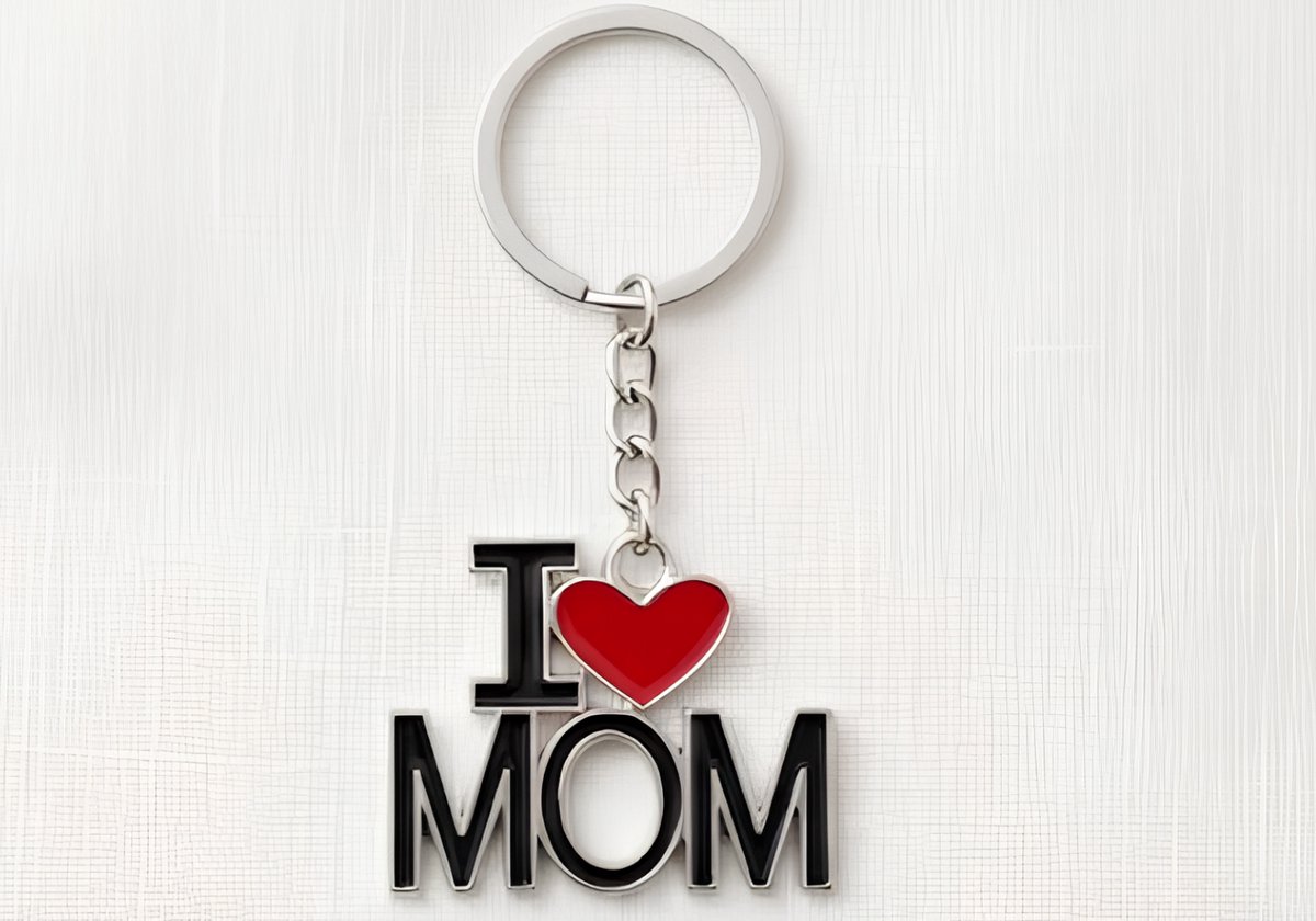 Ainy - I Love Mama keychain | sleutelhangers voor kinderen en volwassenen | cadeau voor moederdag