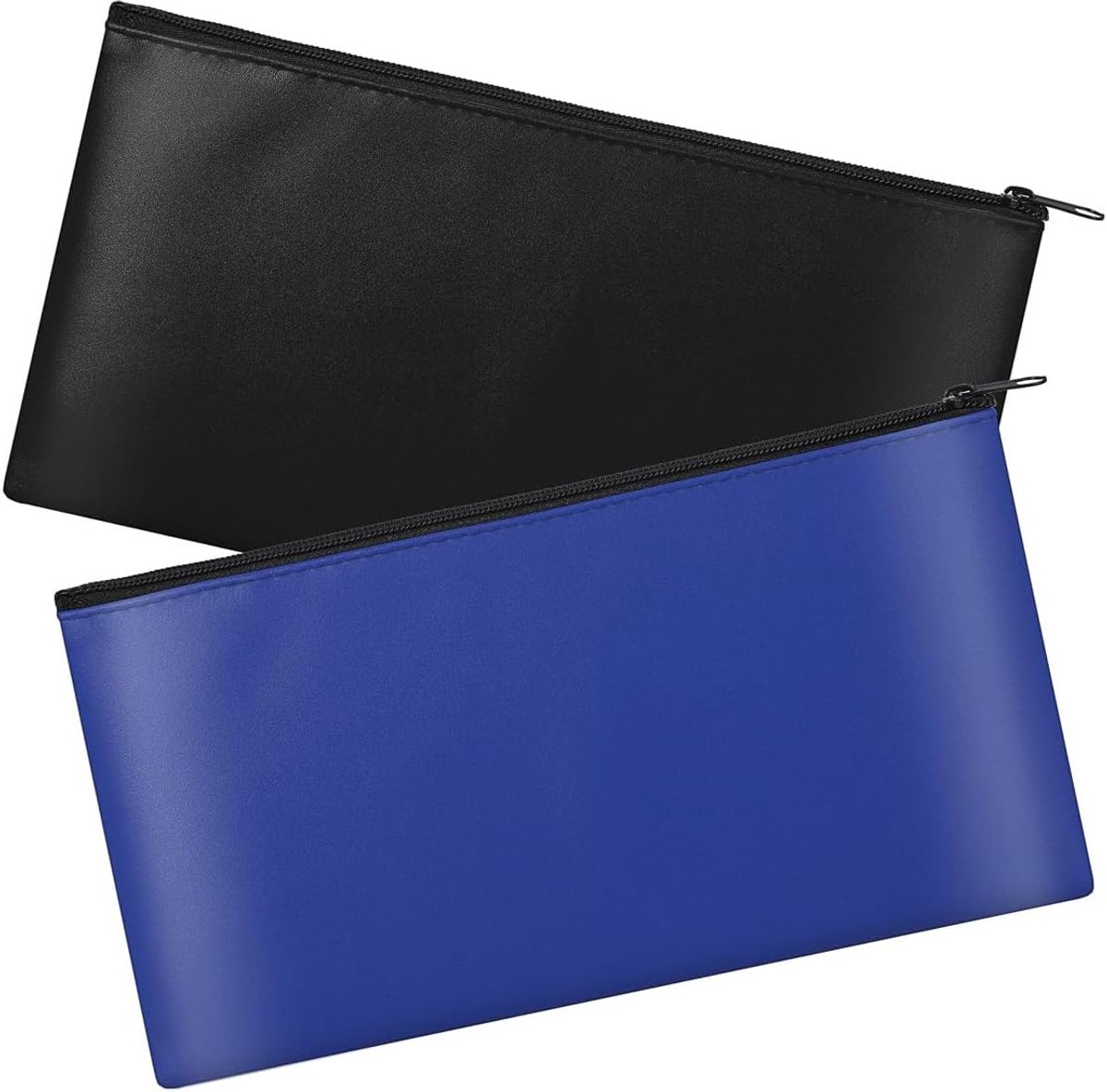 SnelShoppen - Multifunctionele Geldzak PU Leren Portemonnee met Rits - Coin Holder, Cosmetica Tas, Ontvangsten & Bankbiljetten Organizer - Ruim en Duu