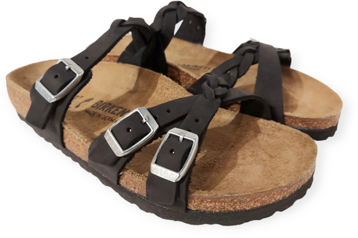 Birkenstock Slipper Franca 1026334 Smal Zwart