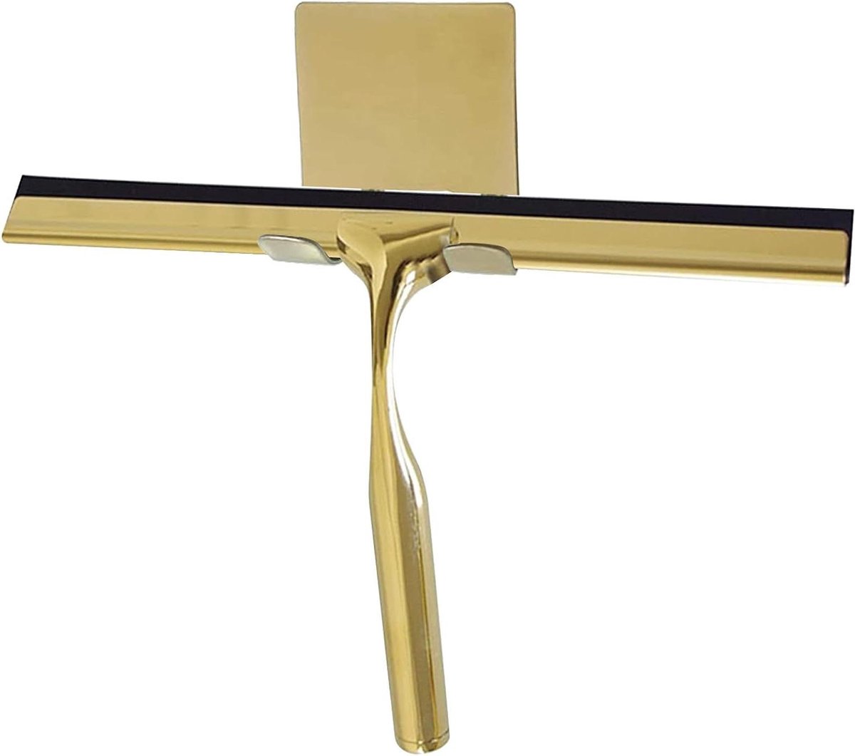 Douche Wisser - Raamtrekker Badkamer - Douche Deuren Schoonmaken - Roestvrij Staal - 257 x 17 cm - Goud