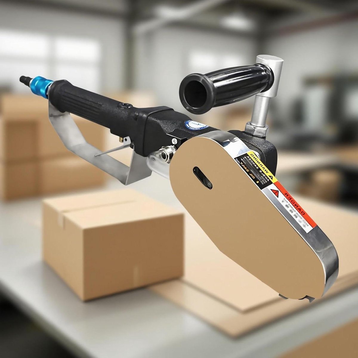 Pneumatische Afvalstripper - Karton Trimmer Rand Snijder - Efficiënte Karton Verwerking - Hoge Sterkte Legering Staal - 3 kg