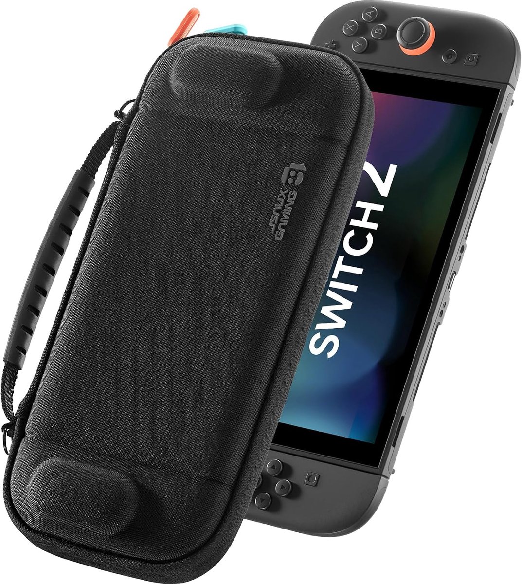 SnelShoppen - Slimme Draagtas voor Switch 2 (2025) - Beschermende Hardcase met 12 Slots voor Speelkaarten - Draagbare Reisbag BG0133