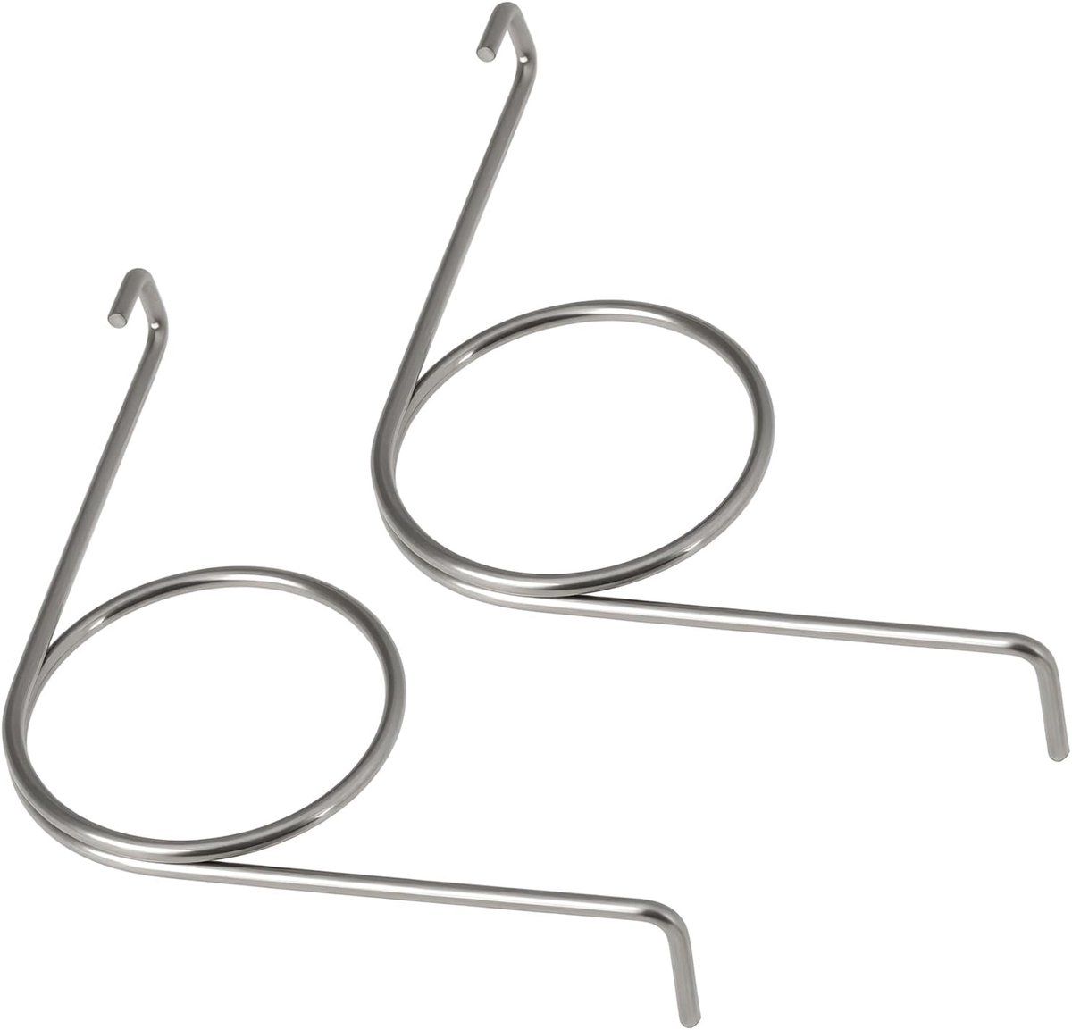 SnelShoppen - 2 Stuks Vervangende Veer DIN Links Geschikt voor GU PSK 966/200 Series Deur en Raam Rollen - 32mm Lang, 33mm Breed, 1mm Draaddiameter, 1