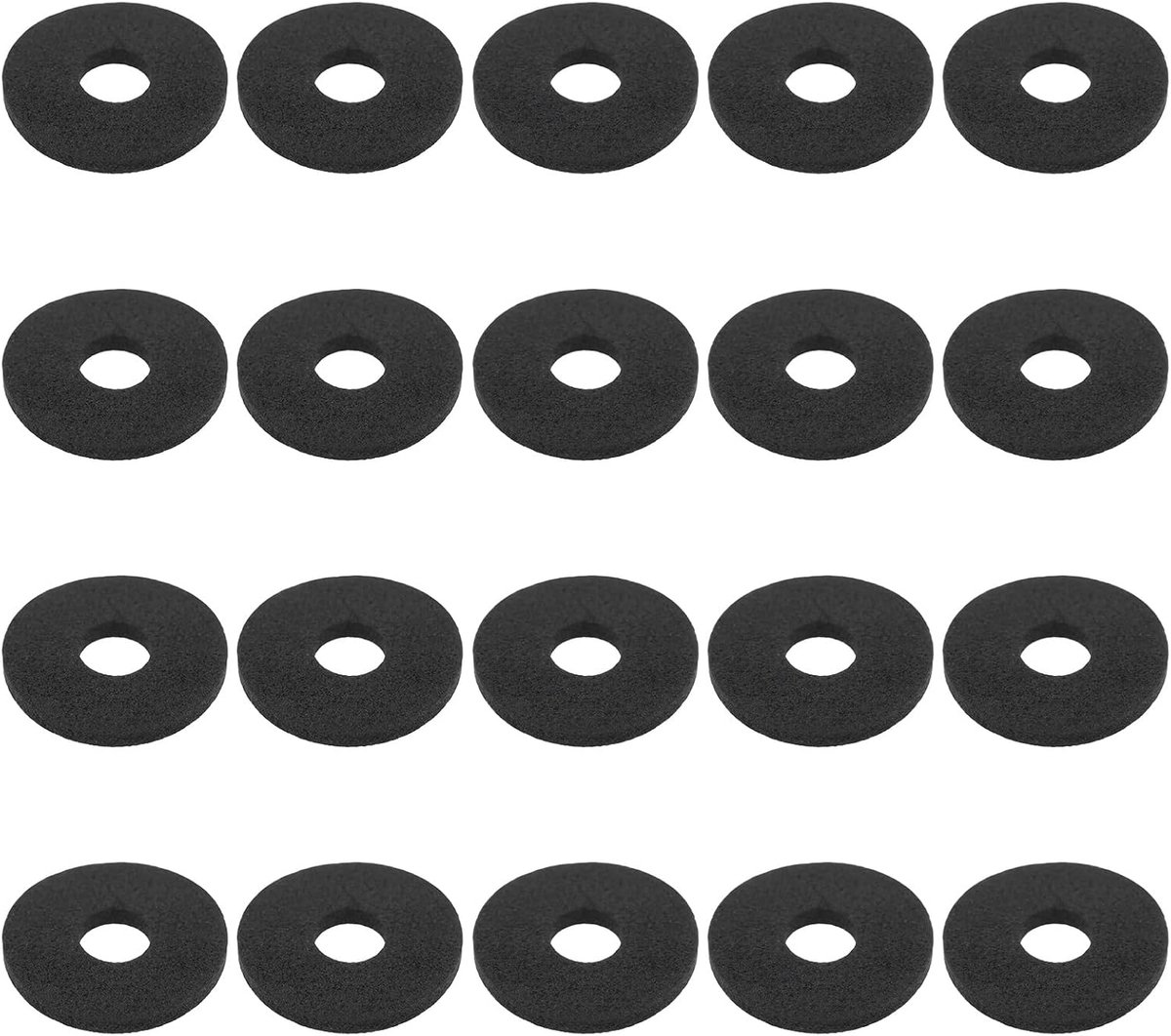 SnelShoppen - 20 Stuks RC Auto Foam Rubber Beschermringen 18x6x2mm Voor Tamiya - Schokabsorberende Hoesjes Voor Remote Control Voertuigen - Ideaal Voo
