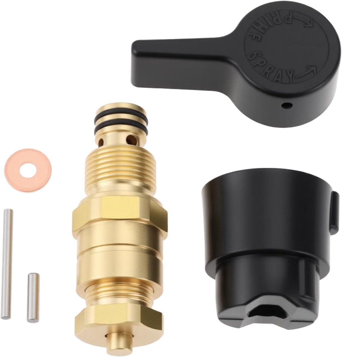 SnelShoppen - Airless Verfpistool Prime Ventiel Geschikt voor Titan 440e 440i 440xc 440ix Verfspuit met Messing Spuitkop
