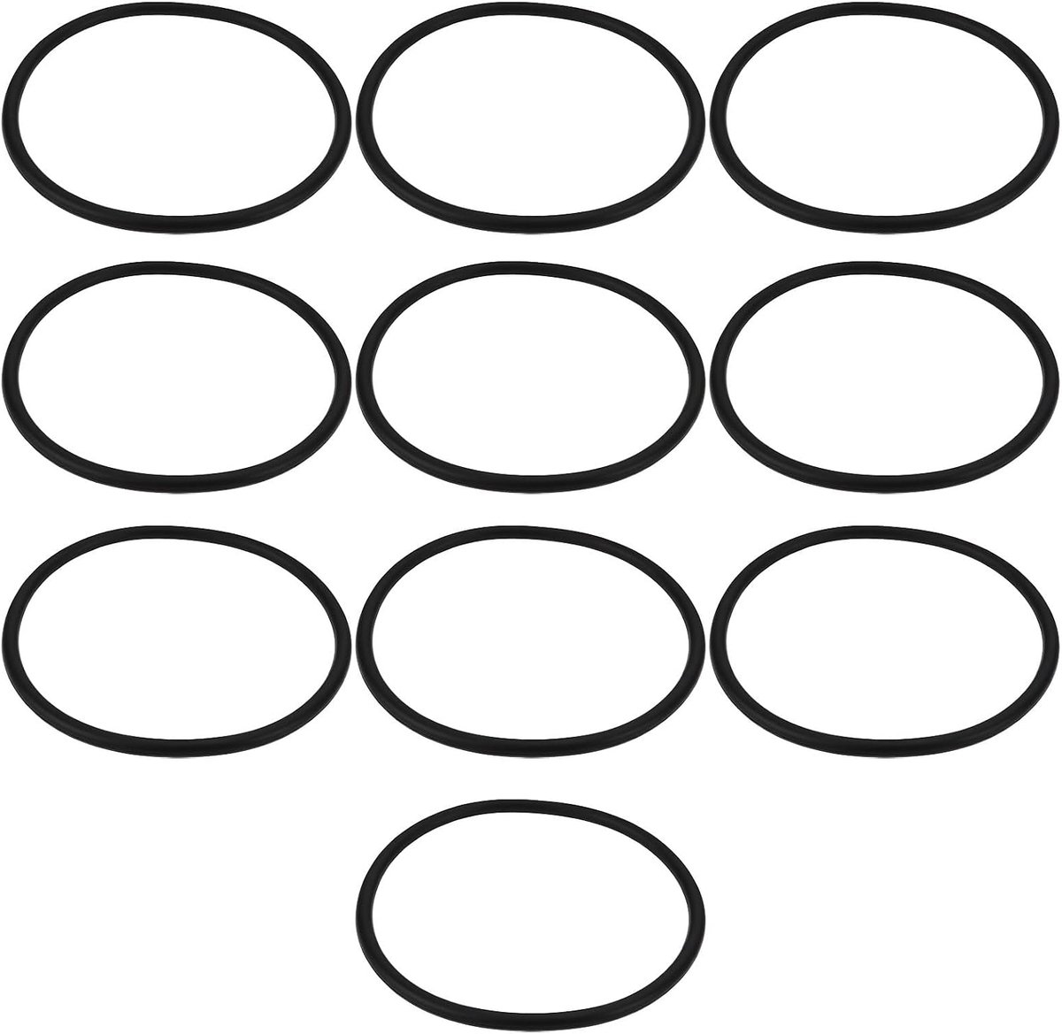 SnelShoppen - 10 Stuks 41x2mm O-Ringen Vervangingsonderdeel 98212000 Compatibel Met Hansgrohe Badkamerkranen - Hoogwaardige Kwaliteit