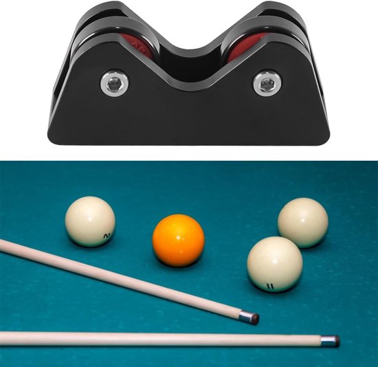 Billiard cue straightness detector - 2 stuks - zwarte roller - voor nauwkeurige calibratie - ShopVlot — afbeelding 4