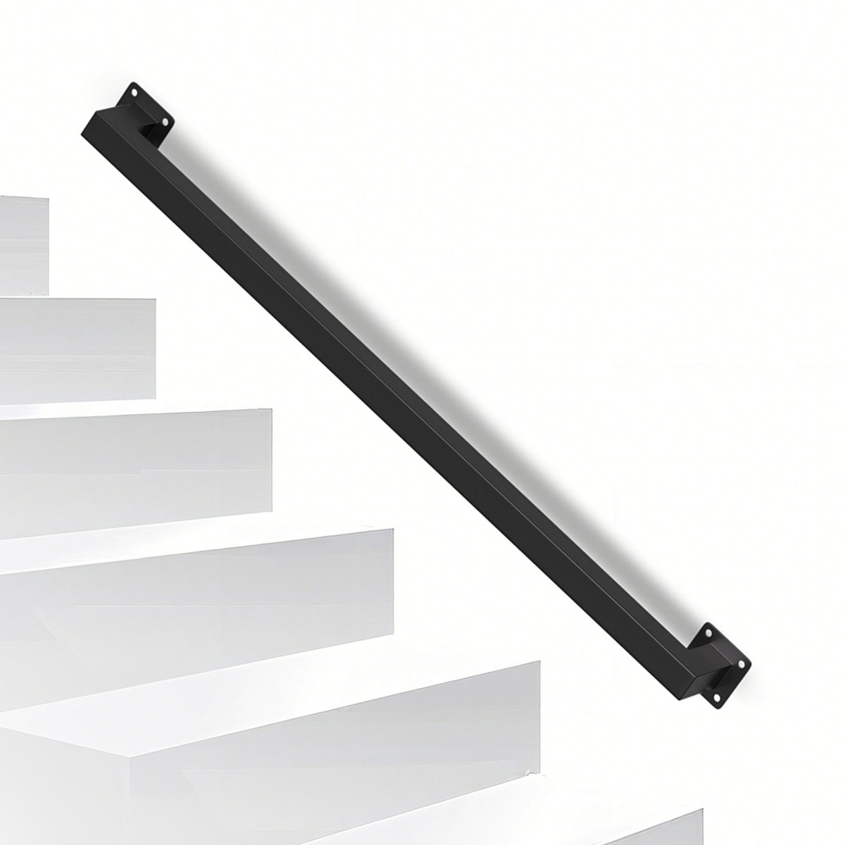 Trapleuning voor binnen en buiten Buitensteun voor balustrade Voor veiligheid Wandbevestiging 80 cm
