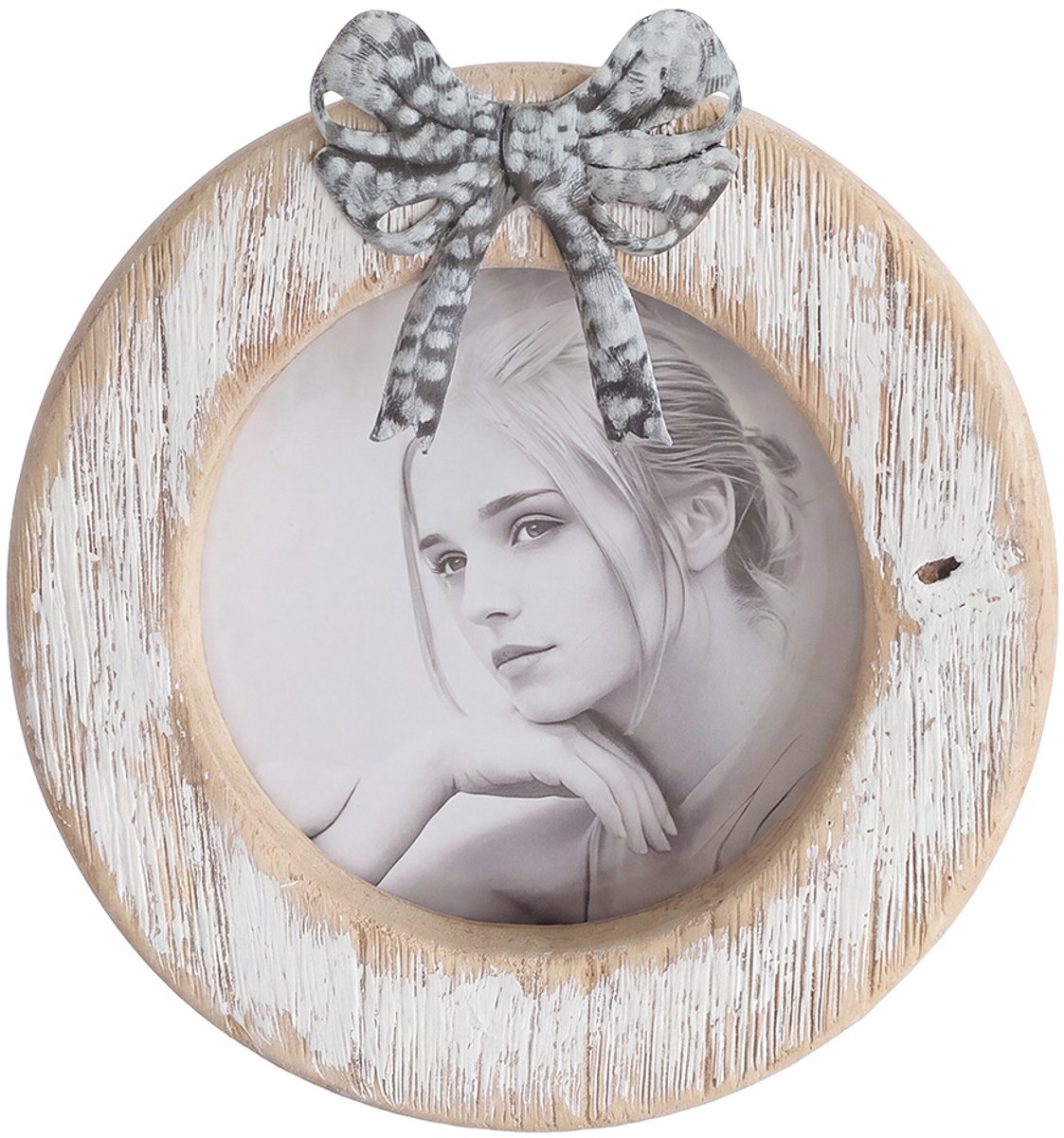 Clayre & Eef Fotolijst Wit Hout