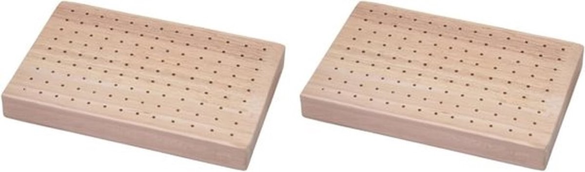 2 Stuks Plugboard Spiesjeshouder voor Voedsel, Taart, Snoep en Aperitief Presentatiebakje
