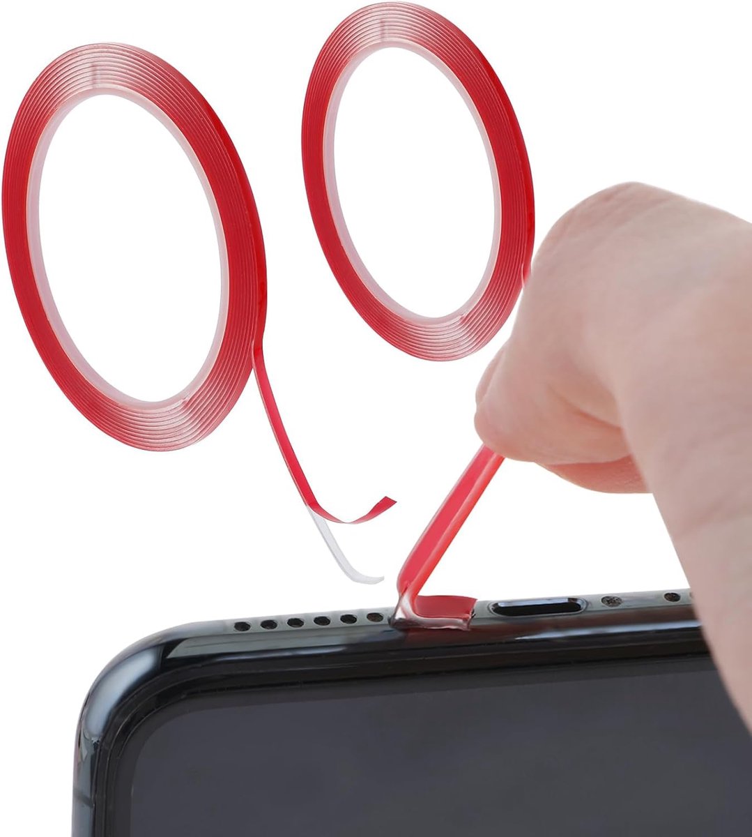 Reinigingstape voor mobiele telefoon - Zelfklevend - Verwijdert stof uit luidspreker - Ideaal voor elektronica - ShopVlot
