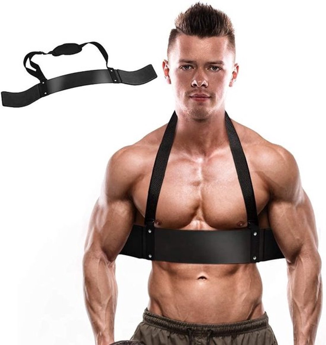 Krachtige Biceps Trainer voor Bodybuilding en Gewichtheffen, Ideaal voor Dumbbell Oefeningen en Spieropbouw