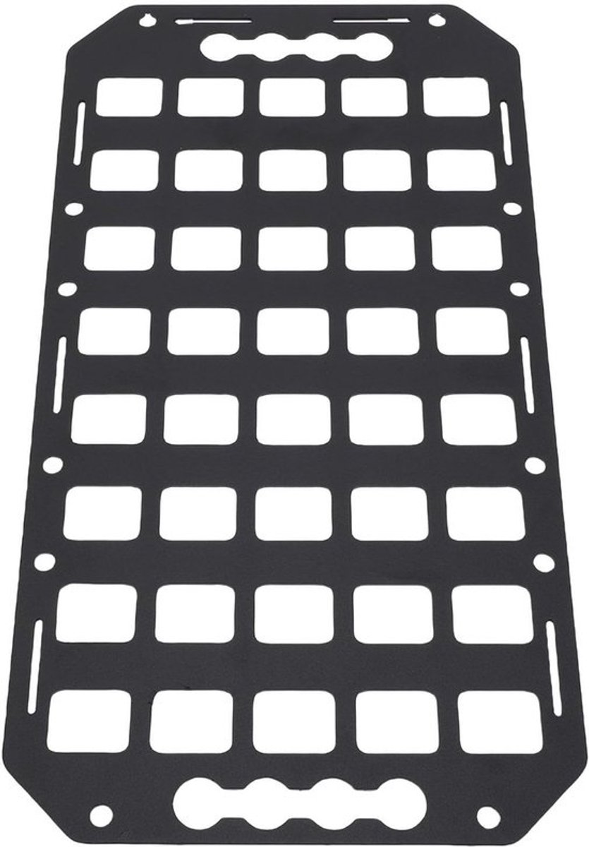 Molle Paneel Organizer voor Auto's, SUV's, Pickups en Vans - Aluminium Opbergruimte 40 x 20 x 20 cm