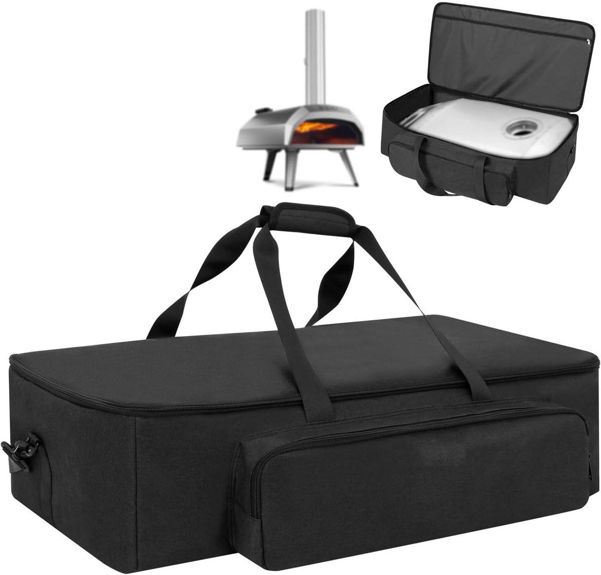 Draagtas Pizzaoven - Oventas Pizza - Pizza Bakken Buiten - Waterafstotend Oxford Weefsel - 77 x 42 x 15 cm