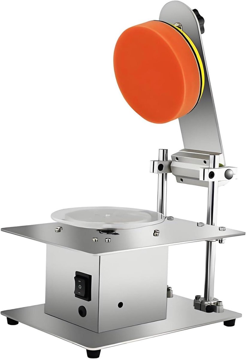 Schijfreparatiemachine - Dvd Cd Polijstmachine - Krassen Verwijderen - Semi-automatisch Ontwerp - 380x250x280mm - Grijs