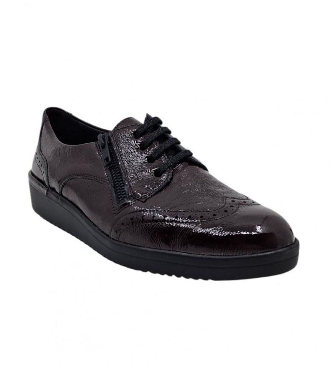 Solidus Kathy 51002 Wine | K-wijdte veterschoen voor steunzolen