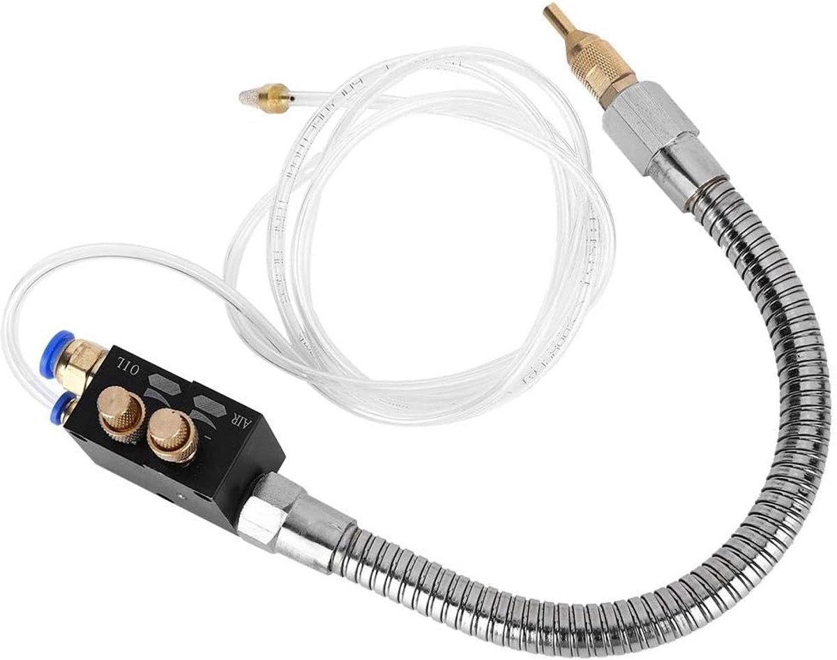 SnelShoppen - STR-01 Fog Koelmiddel Spray Systeem voor Metaalbewerking, CNC Draaibank, Freesmachine, Boormachine - Efficiënt, Verstelbaar, Bespaart 80
