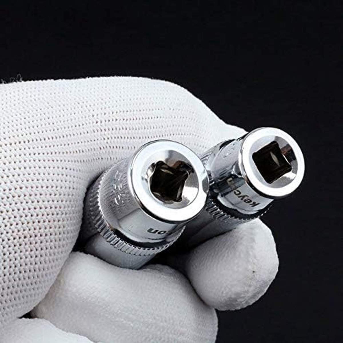 SnelShoppen - 1/4" Vierkante Aandrijving Steeksleutel 50MM Lang Bereik Steeksleutel Metrisch Volledig Gepolijst Diepe Aandrijf Steeksleutel (Set van 2