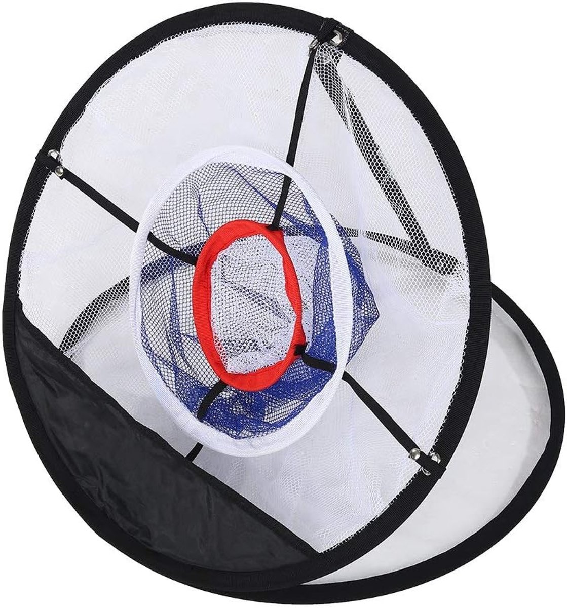 SnelShoppen - Opvouwbaar Golf Chipping Net - Draagbaar Golf Pitching Oefennet voor Precisie en Stabiliteit - Fiberglas en Nylon, Ideaal voor Golf Fans