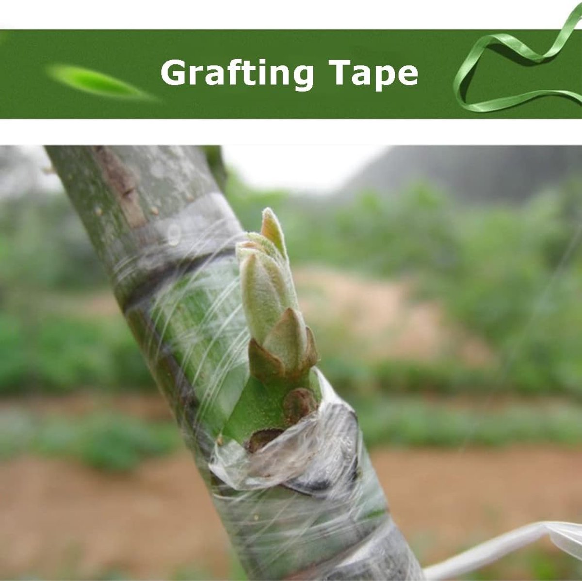 Zelfklevende tape 100 meter - PE folie - Flexibel en waterproof - Ideaal voor planttransplantaties - ShopVlot