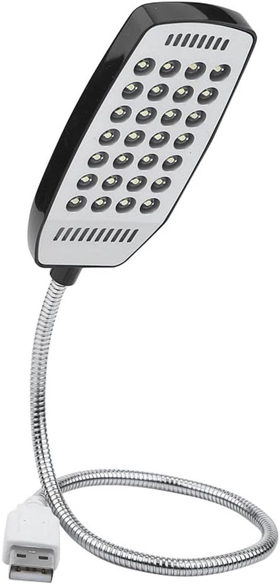 5V USB Charging Laptop Lamp Mini Light Flexible Gooseneck 28 LED Light Source with Switch for Students Travelers - ShopVlot