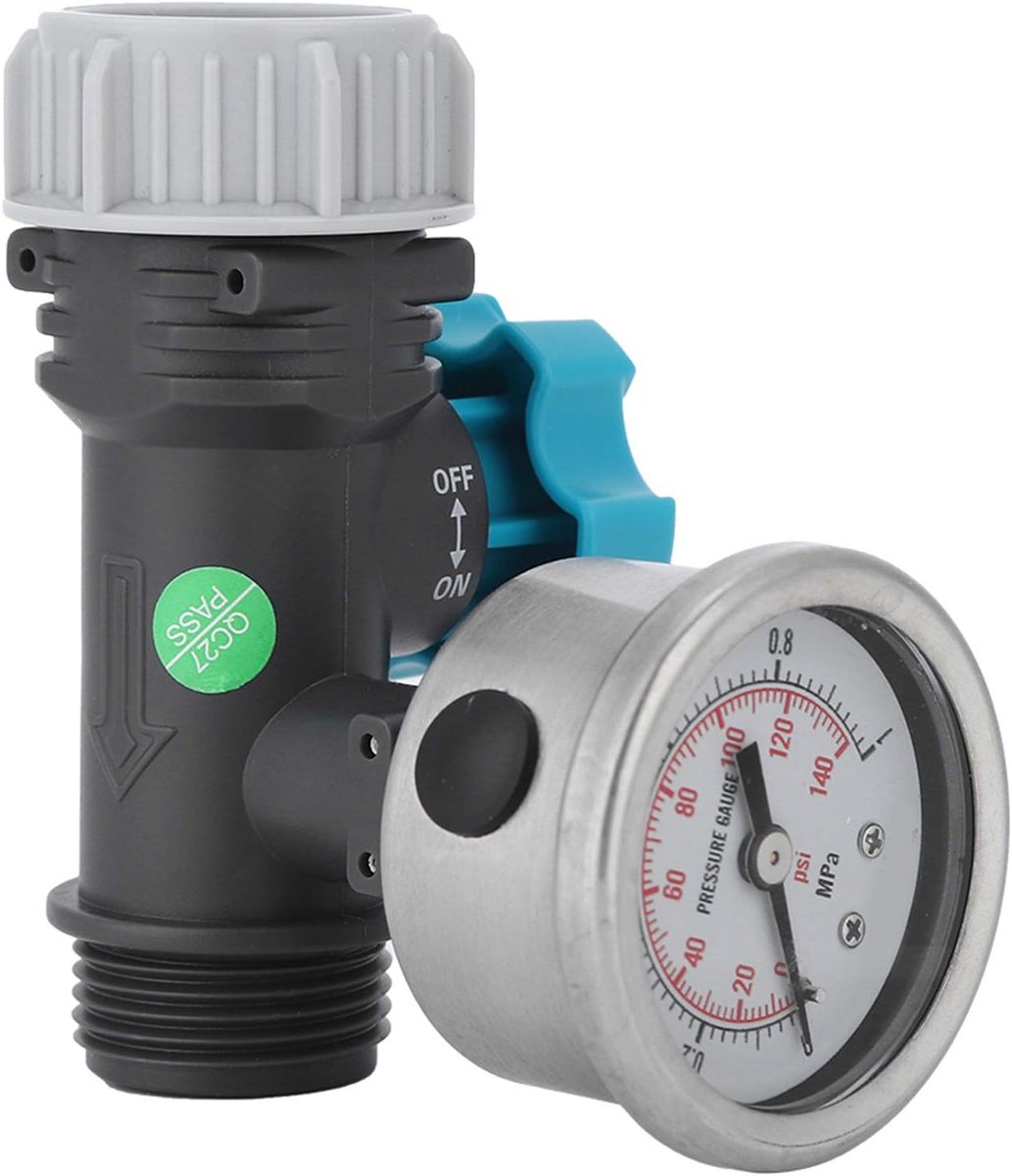 SnelShoppen - Waterdrukregelaar G3/4 inch, Verstelbare Waterdrukventiel voor Tuin, Serre en Buiten, Max 1mpa (140psi/10bar)