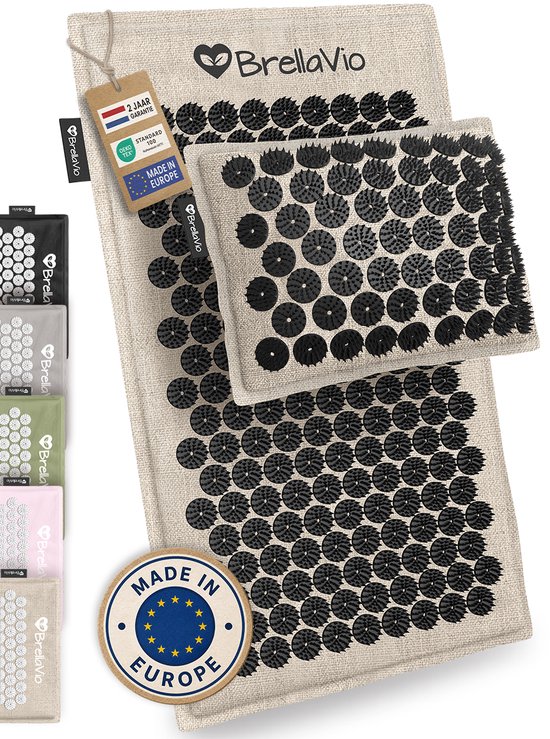 BrellaVio Spijkermat Set 2.0 Premium in zwart