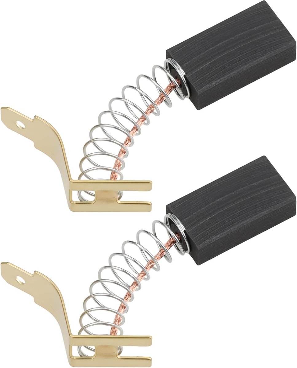 SnelShoppen - 1 Paar Tafelzaag Koolborstel 080015001641 0301025006 voor Ryobi RTS10 RTS11 RTS22 - 20.1x10.7x6.1mm - Versterkte Slijtvastheid