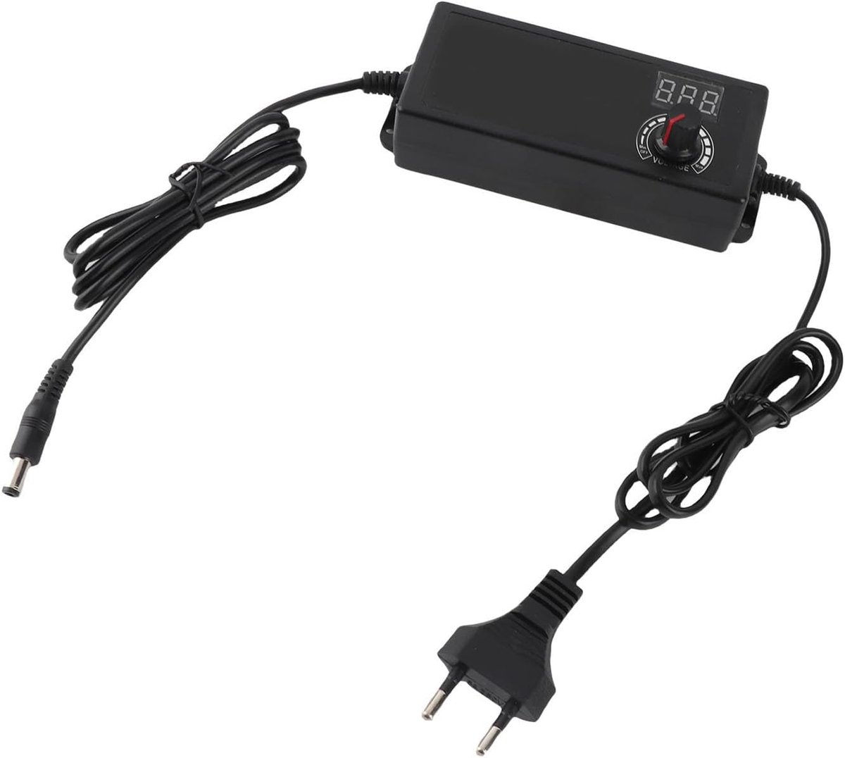 SnelShoppen - Power Adapter 72W DC Voedingsadapter voor LED Strips, Wi-Fi Routers, LCD's, 110-240V Ingang, 324V 3A Uitgang, EU Plug, Veilig en Betrouw
