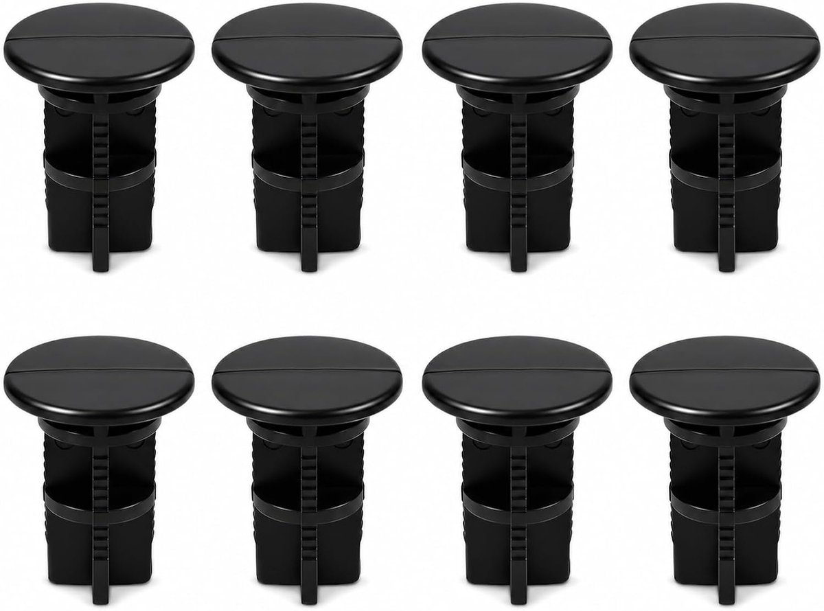 SnelShoppen - 8 Stuks Scharnierpennen voor Afvalcontainerdeksels, Betrouwbare Verbinding voor Afvalcontainer, Robuuste Sluiting en Beveiliging, Ideaal
