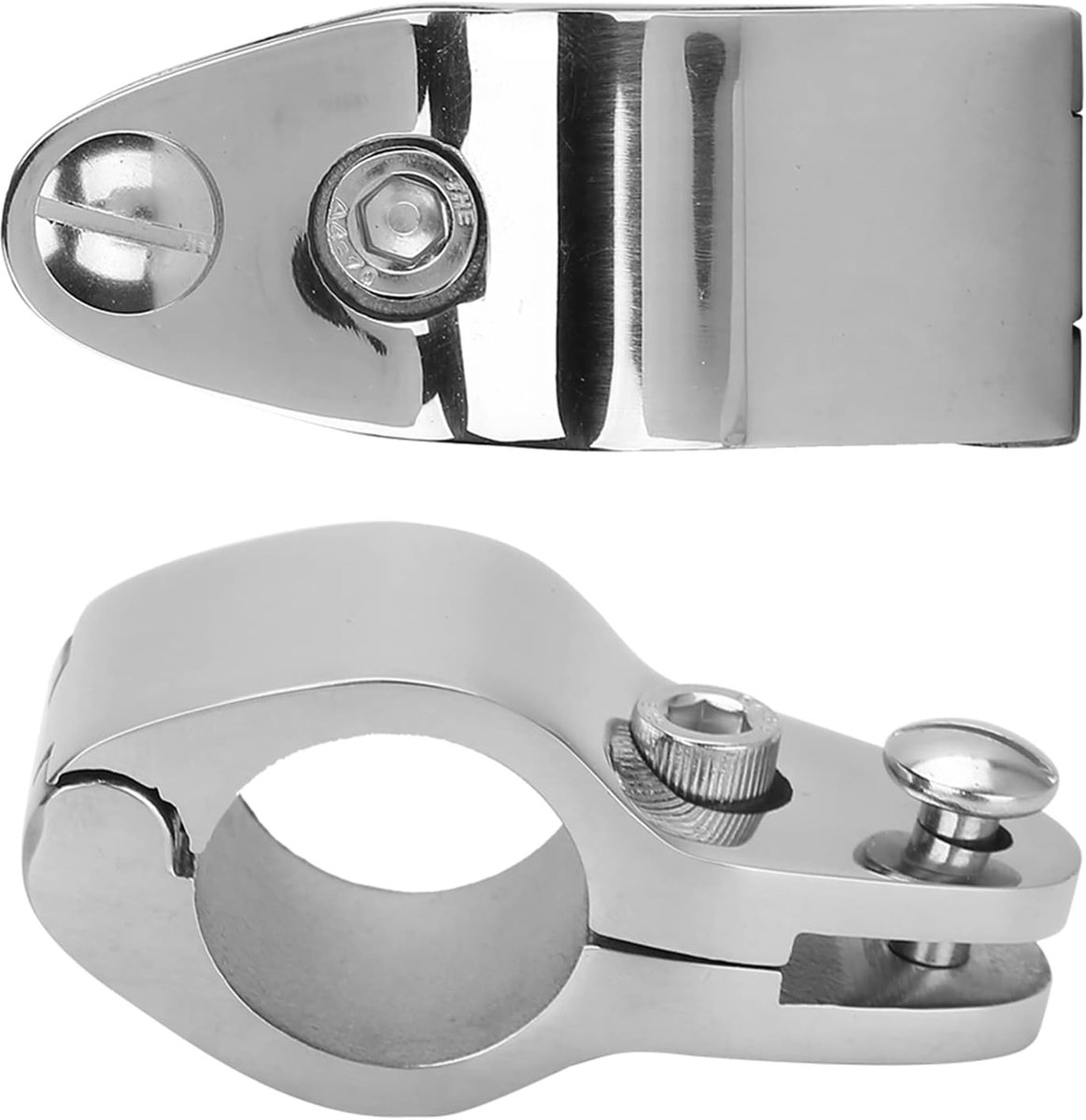SnelShoppen - Boot Bimini-top Scharniertand Slide 2 Stuks RVS Bimini Top Bevestigingsmaterialen (20mm/22mm/25mm/30mm/32mm) Geschikt voor Jachten en Op