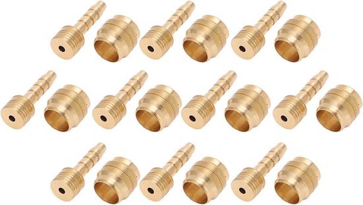 Olijfkop voor Hydraulische Remslangen - 10 Set Koperlegering - Geschikt voor MTB en Fietsonderdelen