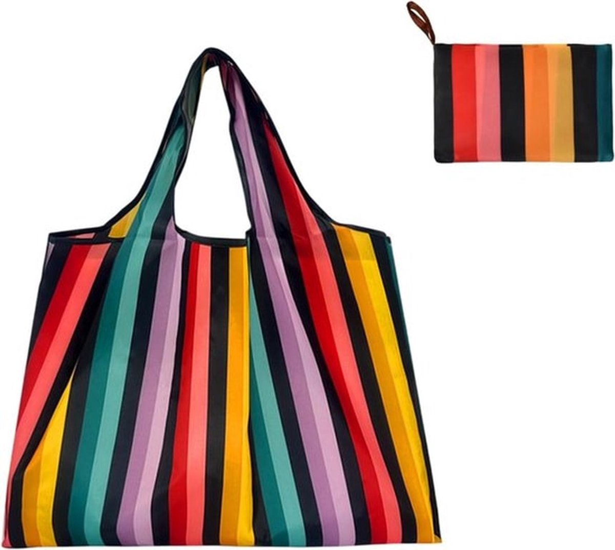 Vouwbare boodschappentassen, herbruikbare en draagbare tas, milieuvriendelijke en duurzame tas voor winkelen, reizen en excursies, 52 x 40 cm, ideaal voor dagelijkse boodschappen en duurzaamheid