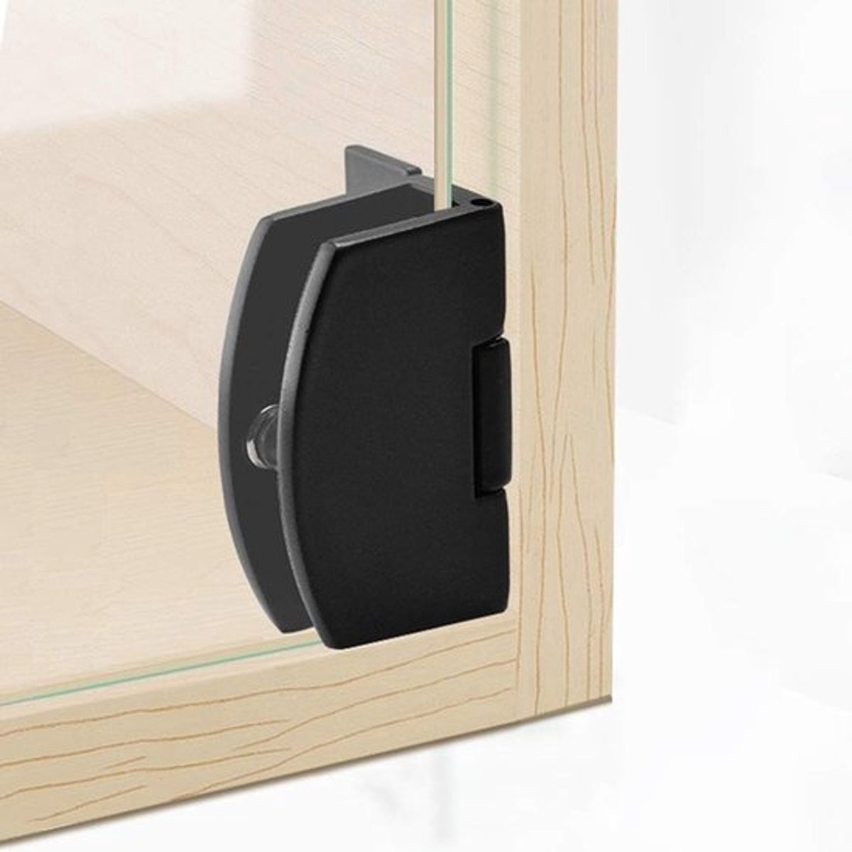 Duurzame Deurklem voor Glasdeuren, Zinklegering Hinge voor 5-8mm Glas, Perfect voor Kasten en Meubels