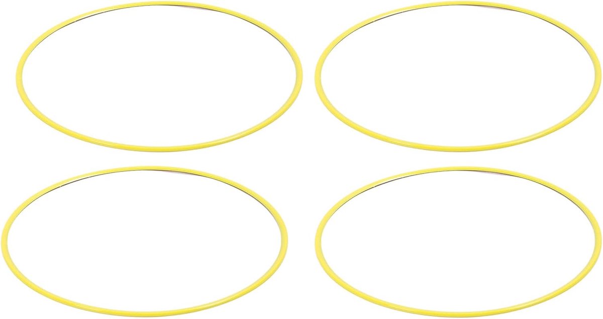 SnelShoppen - Gele Velg Beschermring voor 18 Inch Wielen, 360 Graden Krassenbescherming Trim Ringen voor Auto Velgen, ABS Zelfklevend Ontwerp, Eenvoud