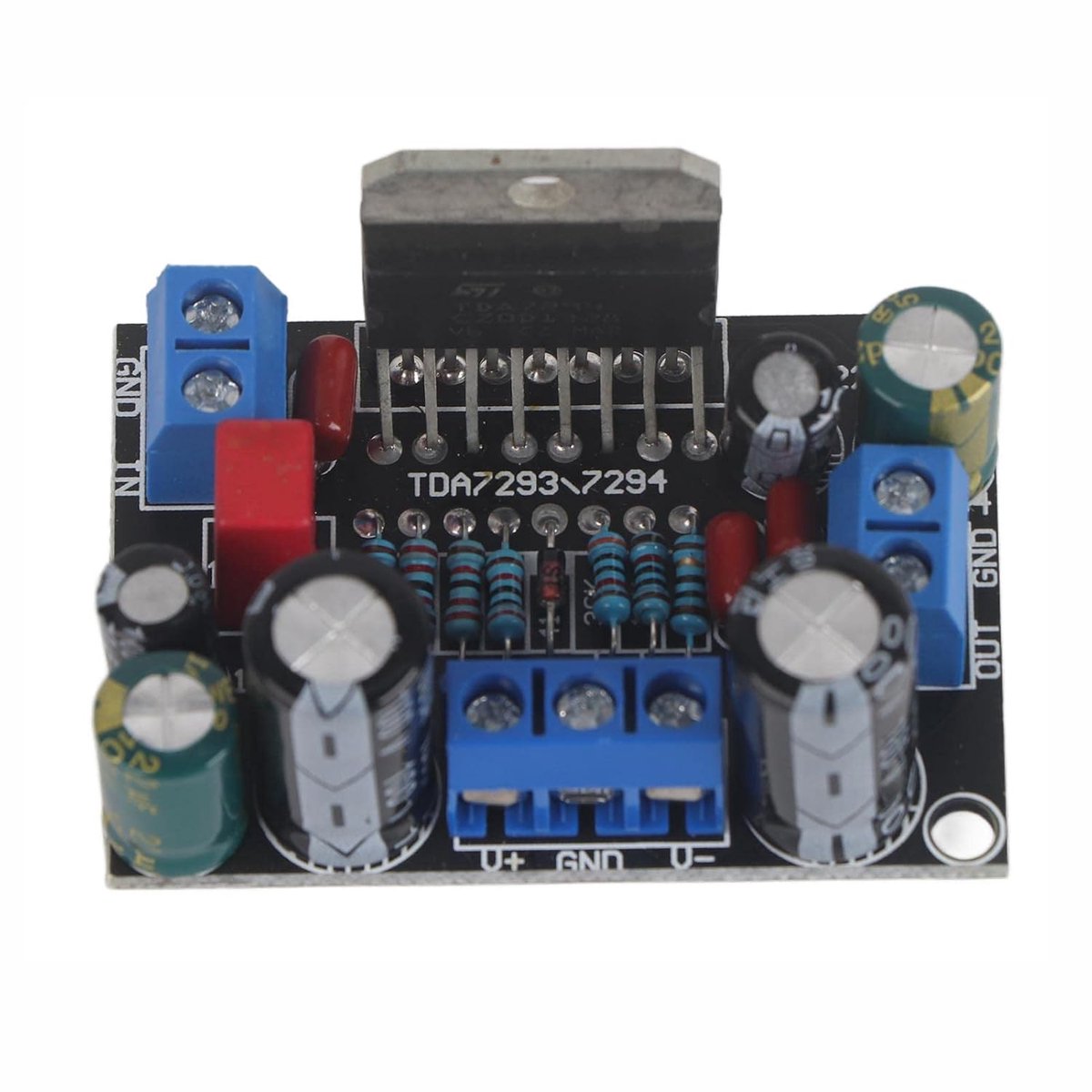 SnelShoppen - TDA7293 TDA7294 Digitale Audio Vermogen Versterker Kaart 100W Enkel Kanaal voor Uitstekende Geluidskwaliteit, Breed Voeding, 100W Enkel