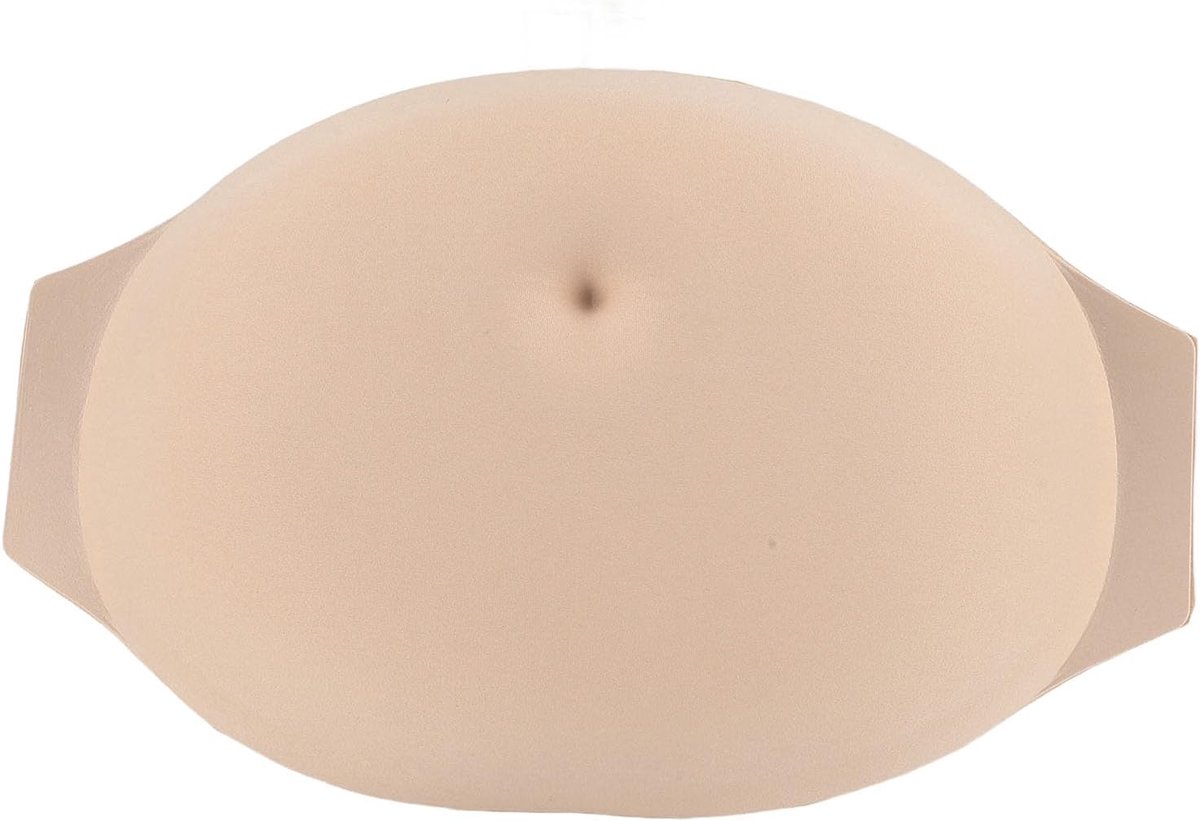 SnelShoppen - Fake Zwangerschapsbuik Lichtgewicht Foam Neptummy, Zacht en Comfortabel Levensecht Lichaamsdeel met Uitbreidingen voor Rollenspel, Ademe